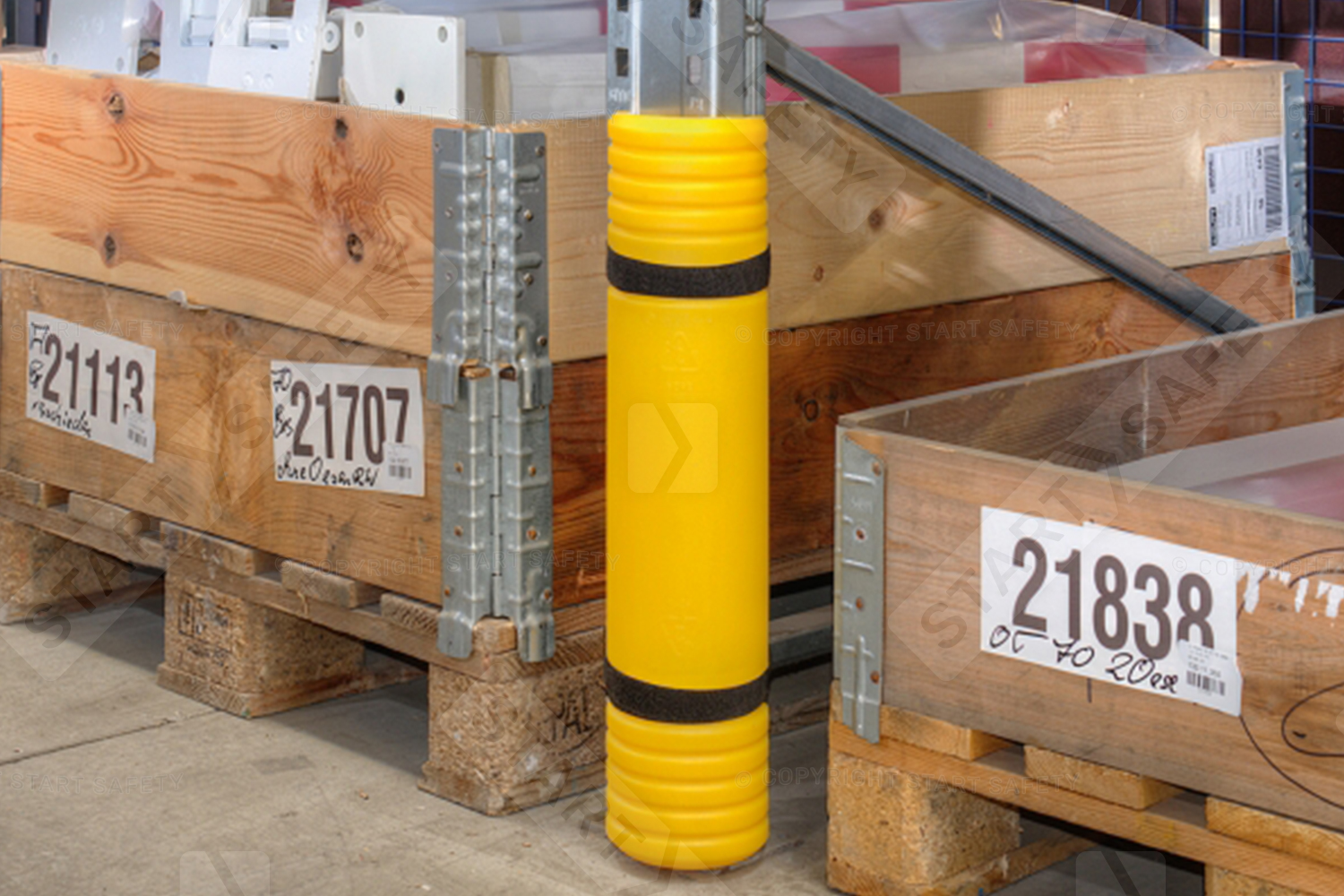 Traffic Line Single Pallet Racking Protector