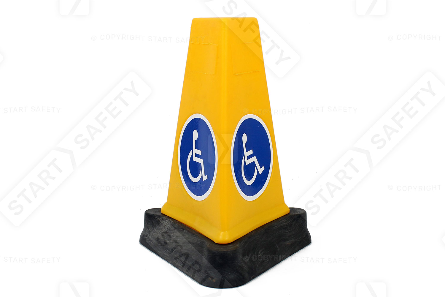 Triangular Disabled Parking Cone
