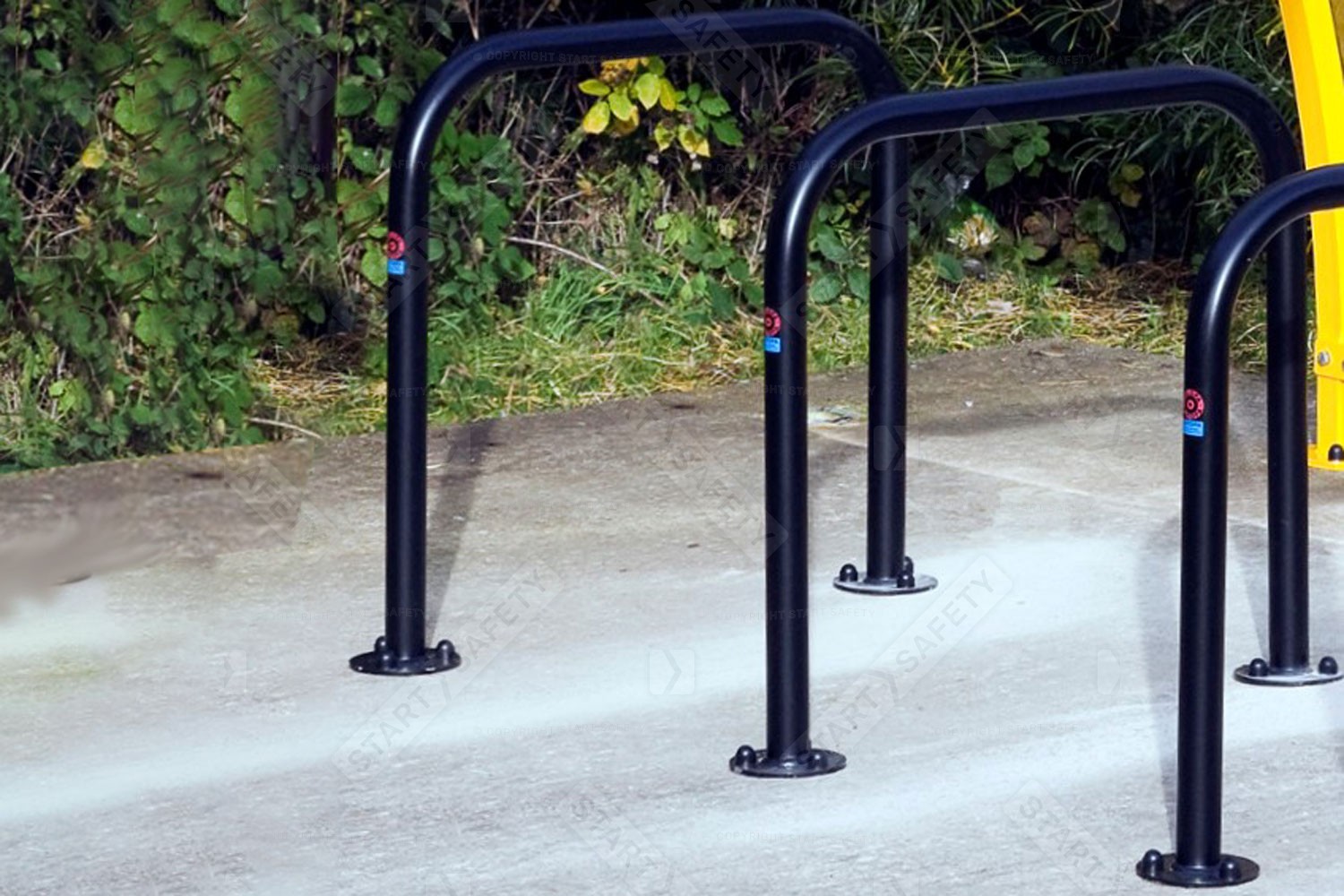 Black Autopa Sheffield Cycle Stands Installed