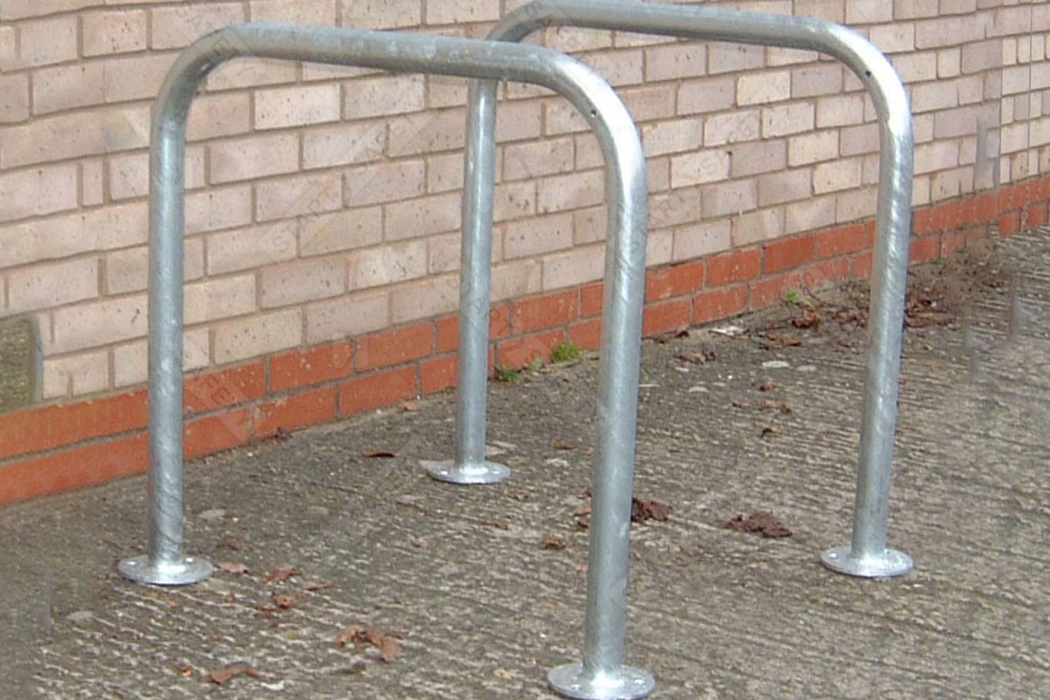 Sheffield cycle stand installed into concrete pad