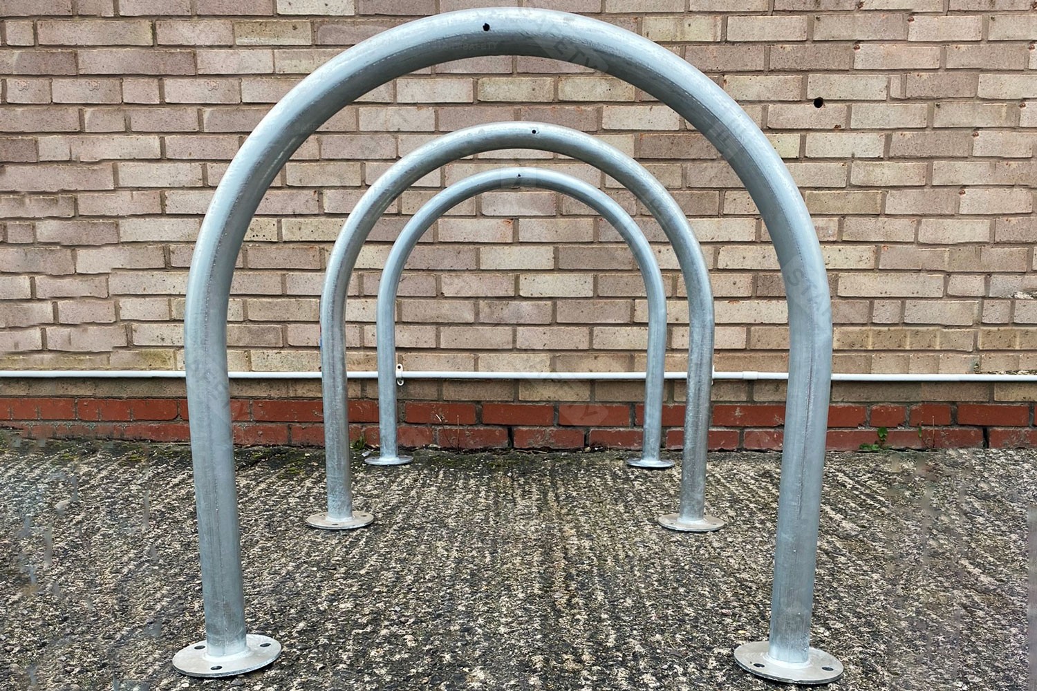 Galvanised Kirby Bike stand By Autopa