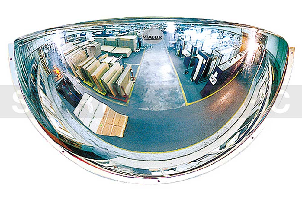 Vialux quarter Sphere Industrial Mirror