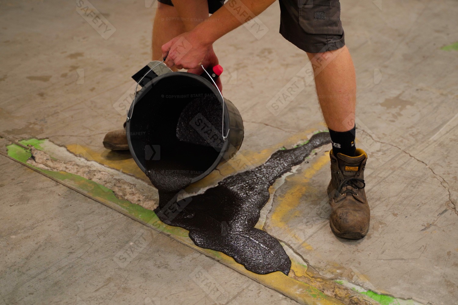 Restore Floor Repair kit In Use