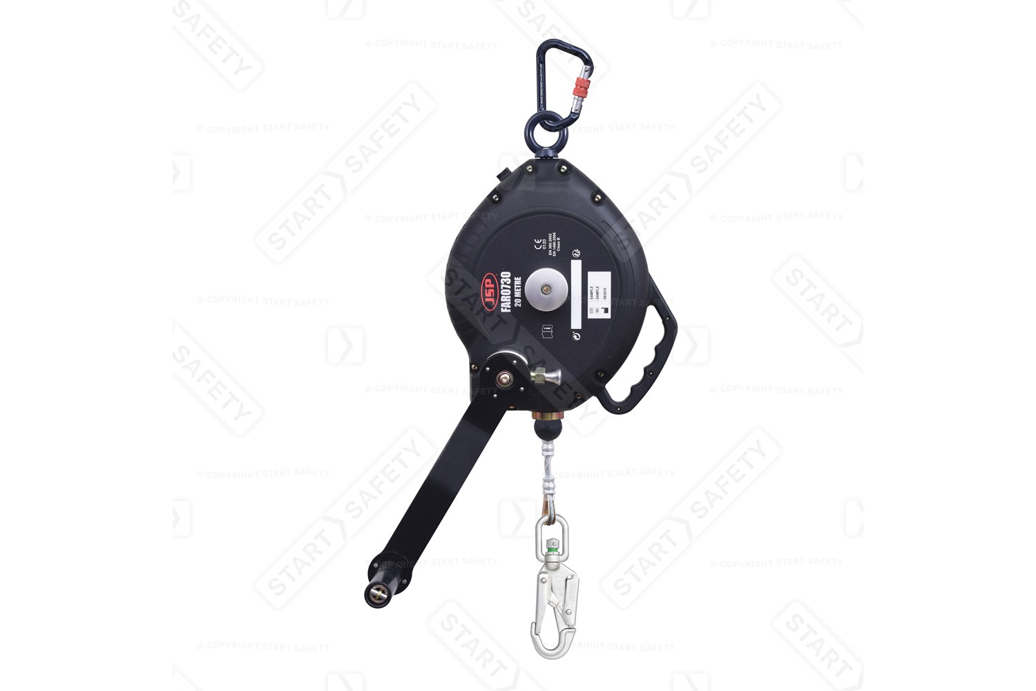 JSP 20m Self Retractable Lifeline With Fall Rescue Winch