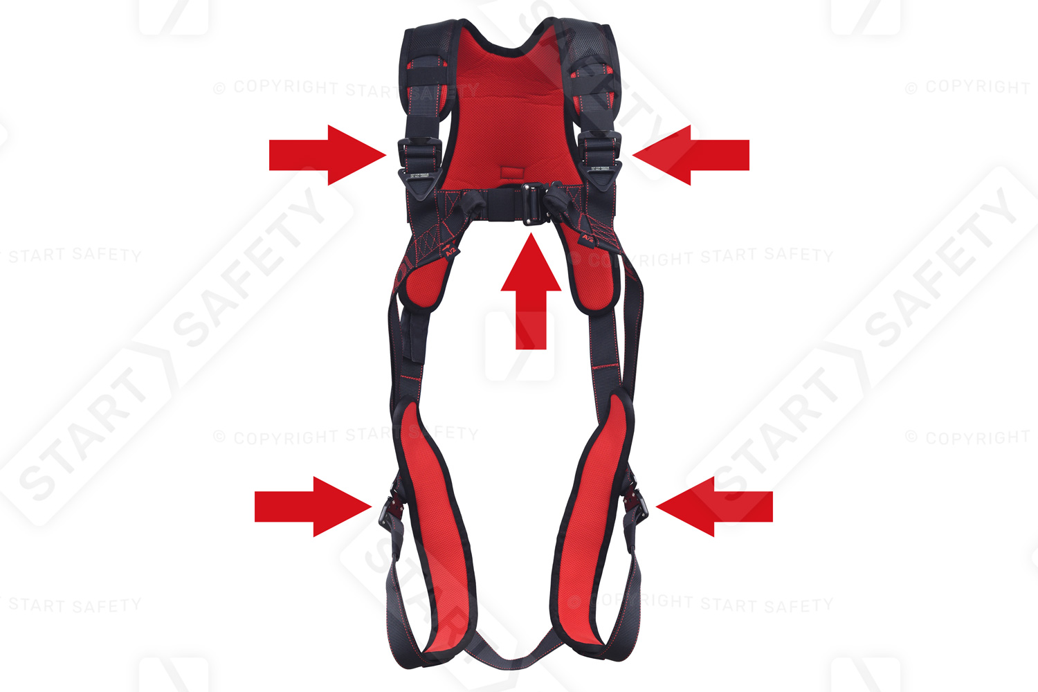 Five Adjustment Points On The JSP K2 Harness