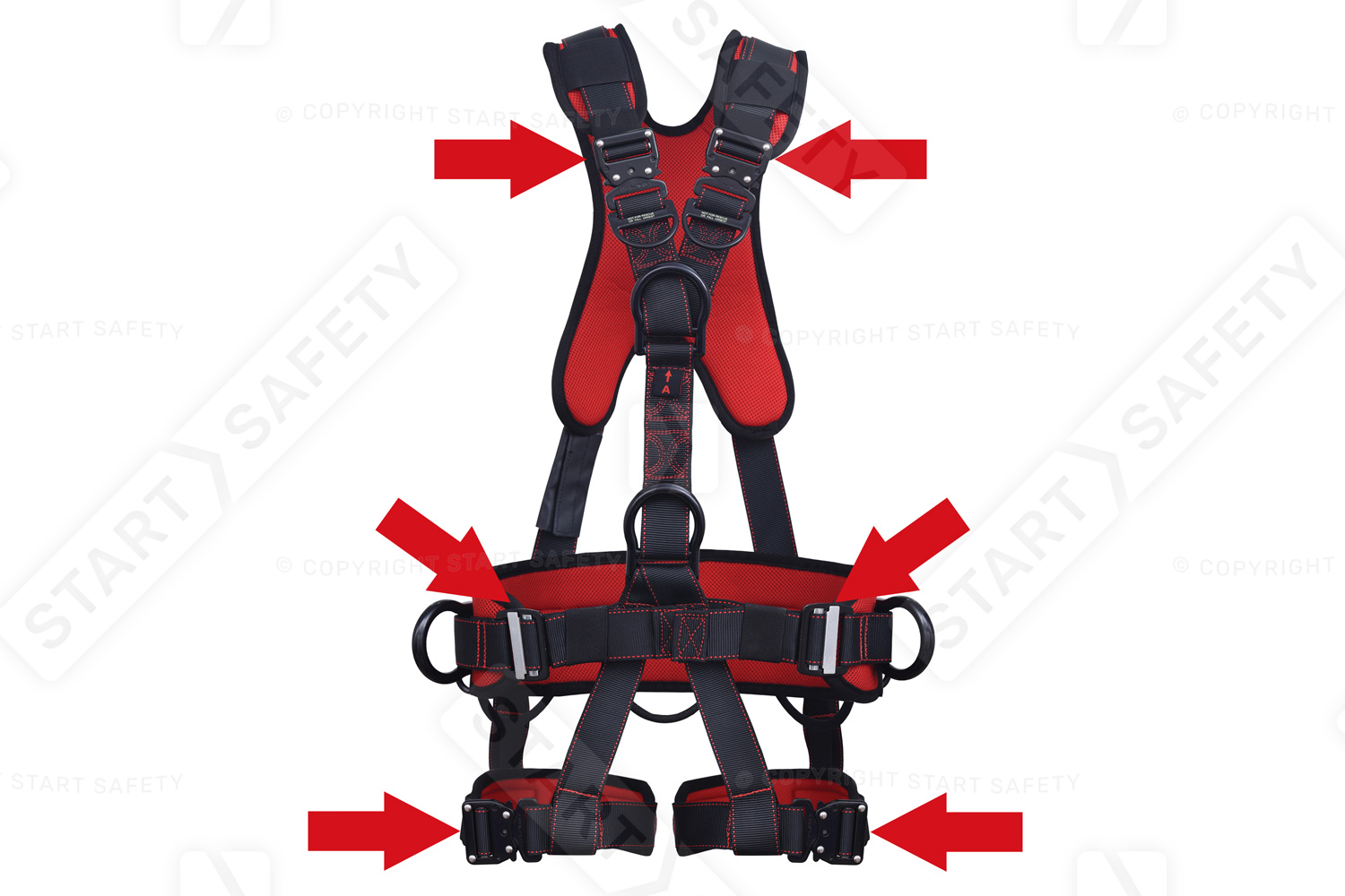 Six Adjustment Points On The K2 Harness
