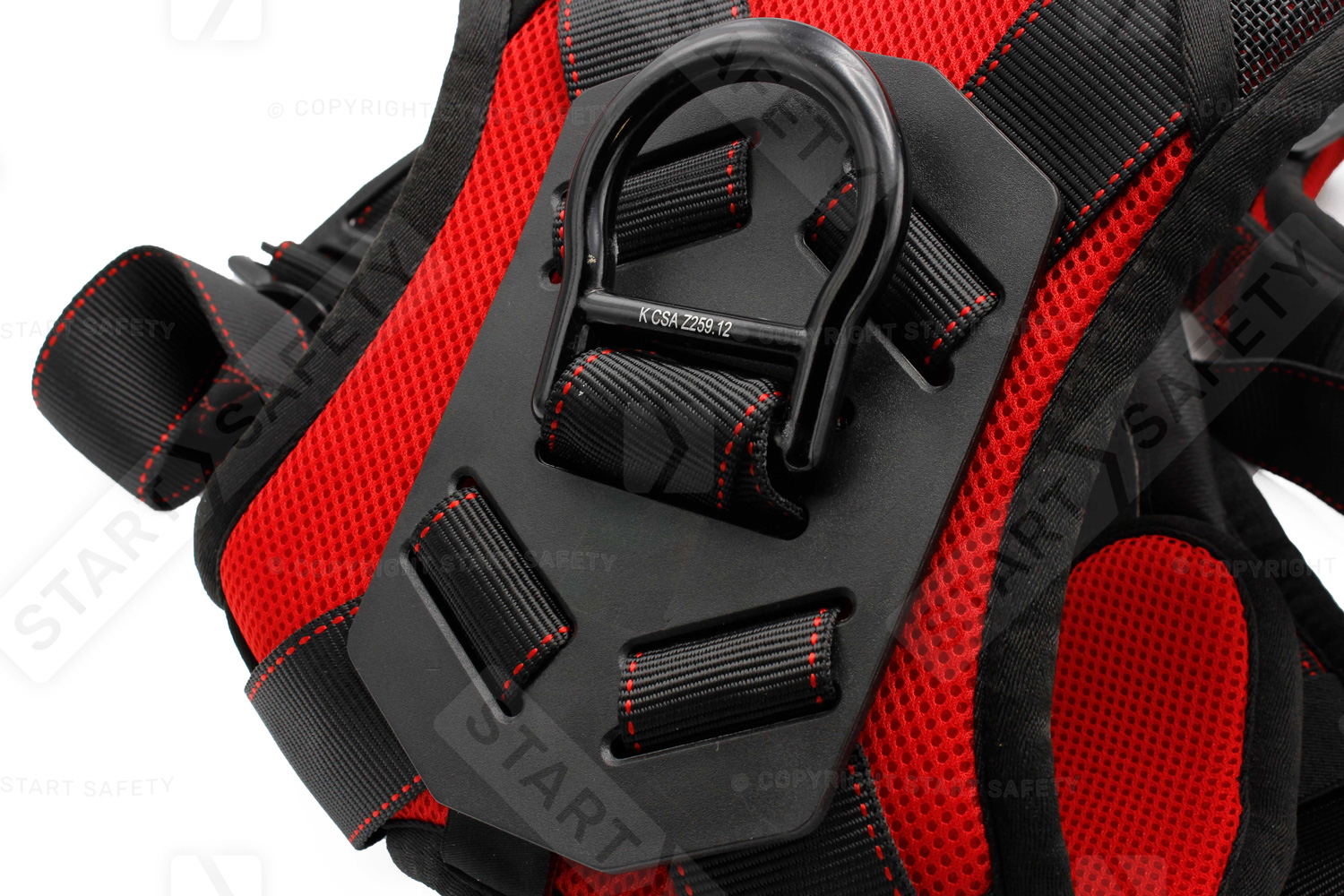 Extra Large Dorsal Plate On The JSP K2 Harness For Added Load Distribution