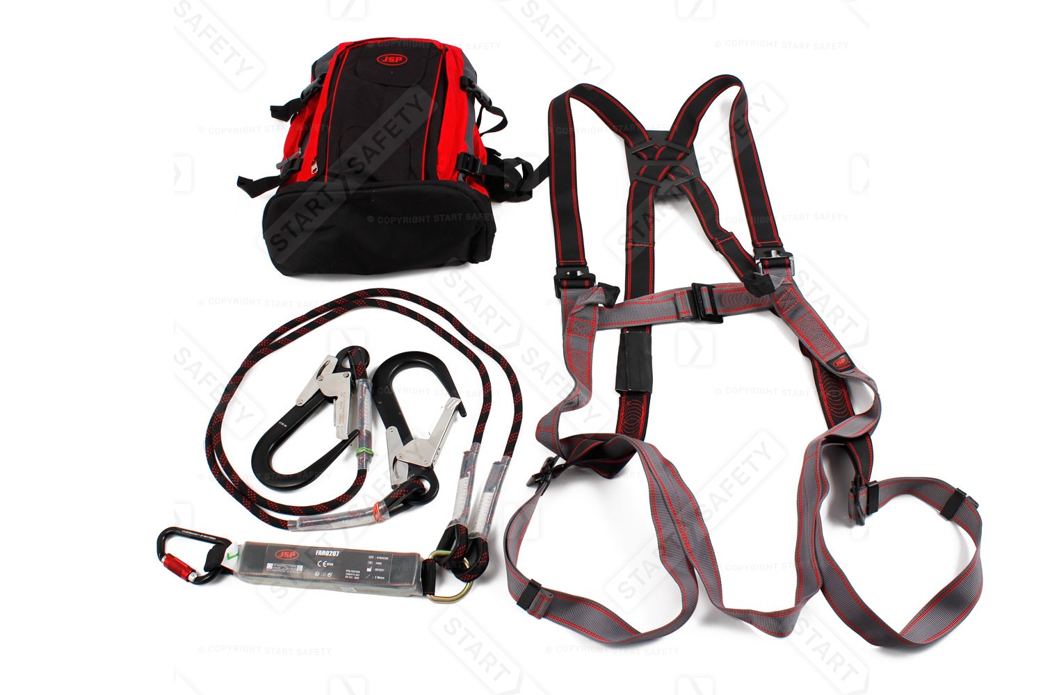 JSP Pioneer Twin Fall Arrest Kit With Quality Storage Rucksack