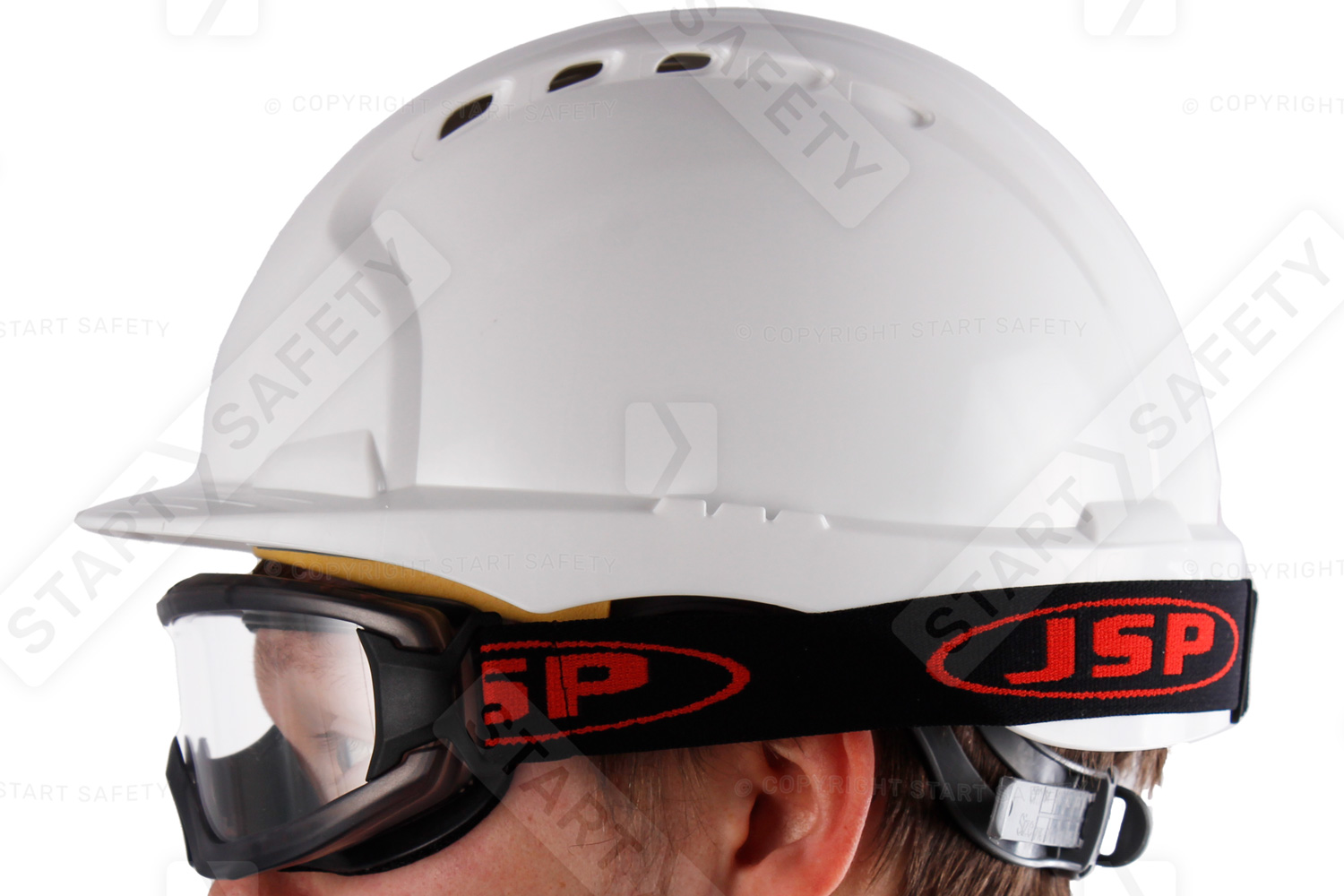 Safety Goggles Compatible With Hard Hats