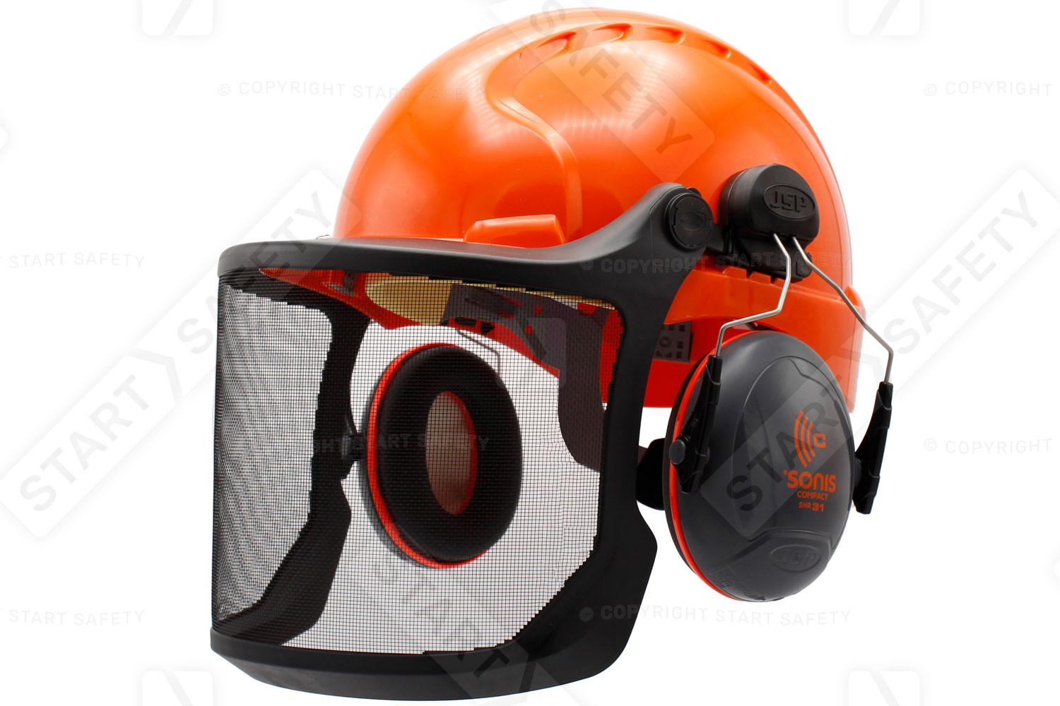 Forestry Basic Helmet Kit With M2 Steel Mesh Visor