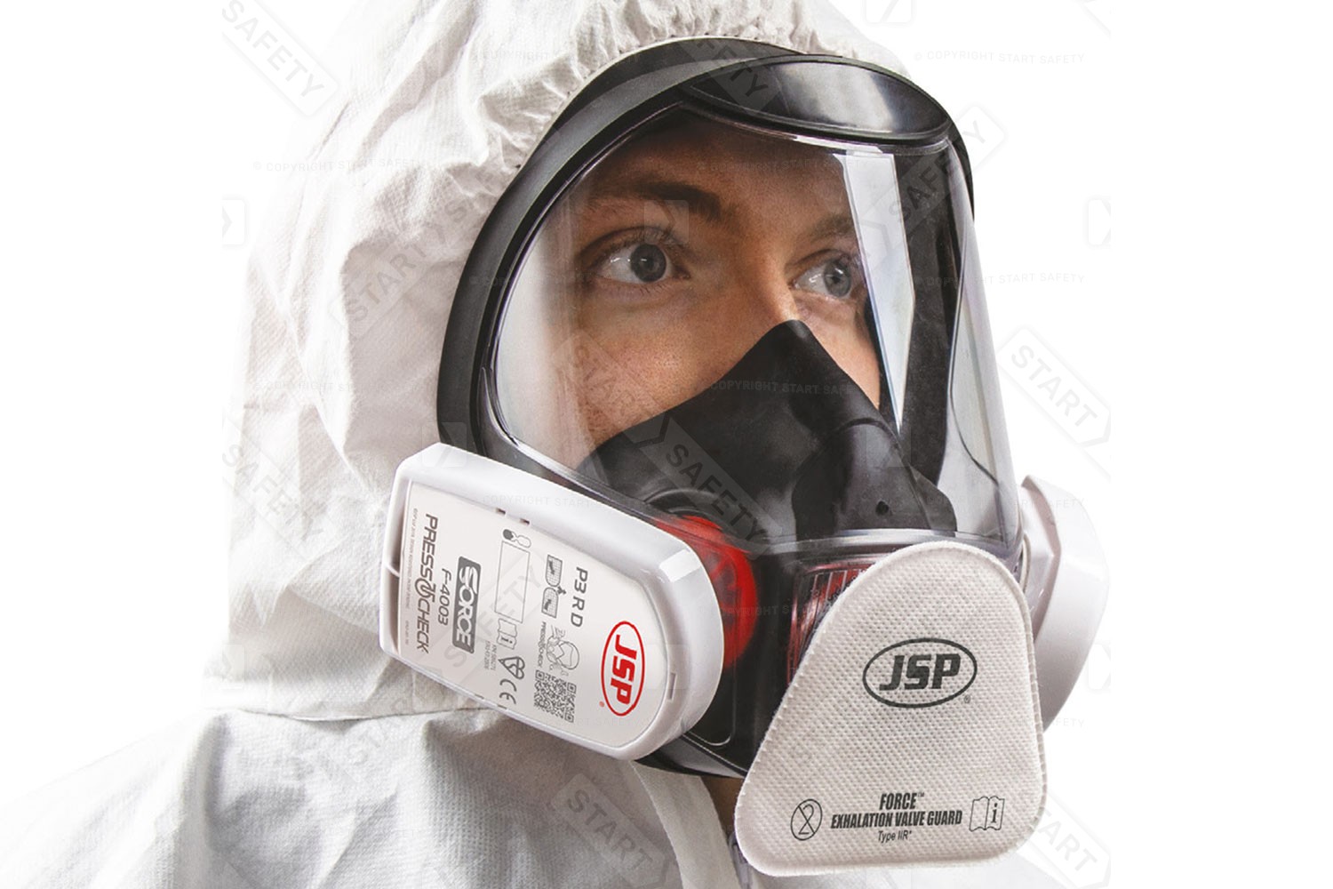 Full Face Covering Seal Of A JSP Force 10 Typhoon Respirator