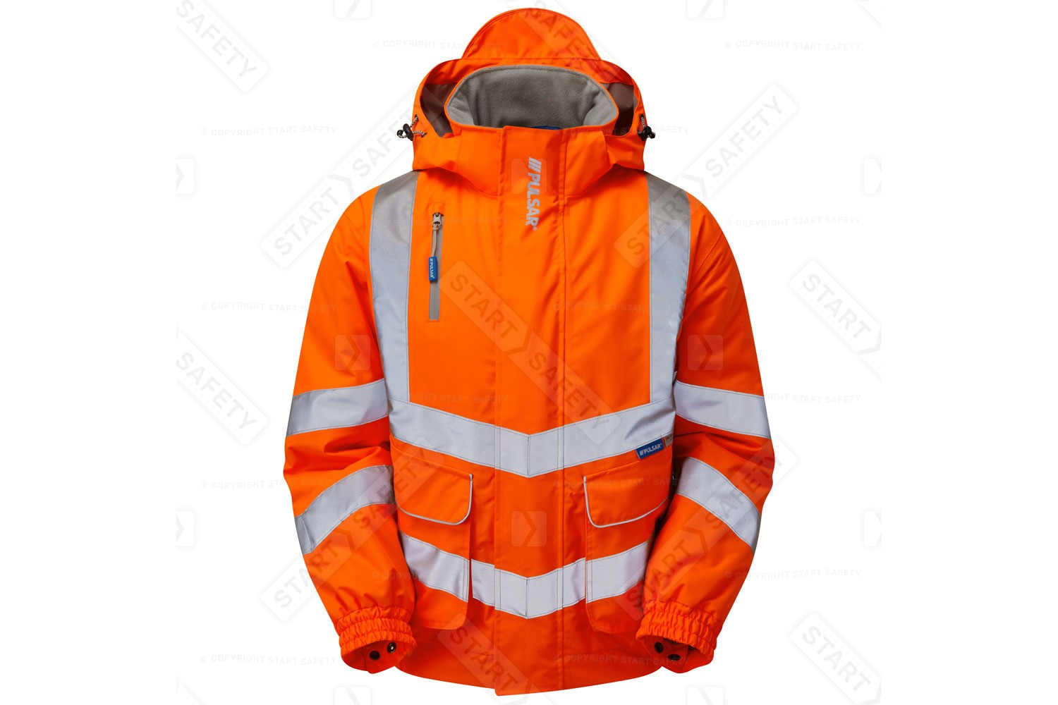 Orange Hi Vis Bomber Jacket