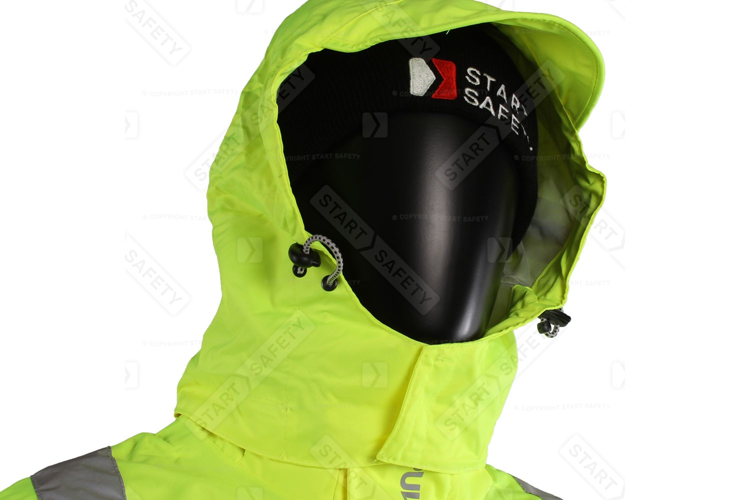 Pulsar Waterproof Hi Vis Jacket Chin Protectors