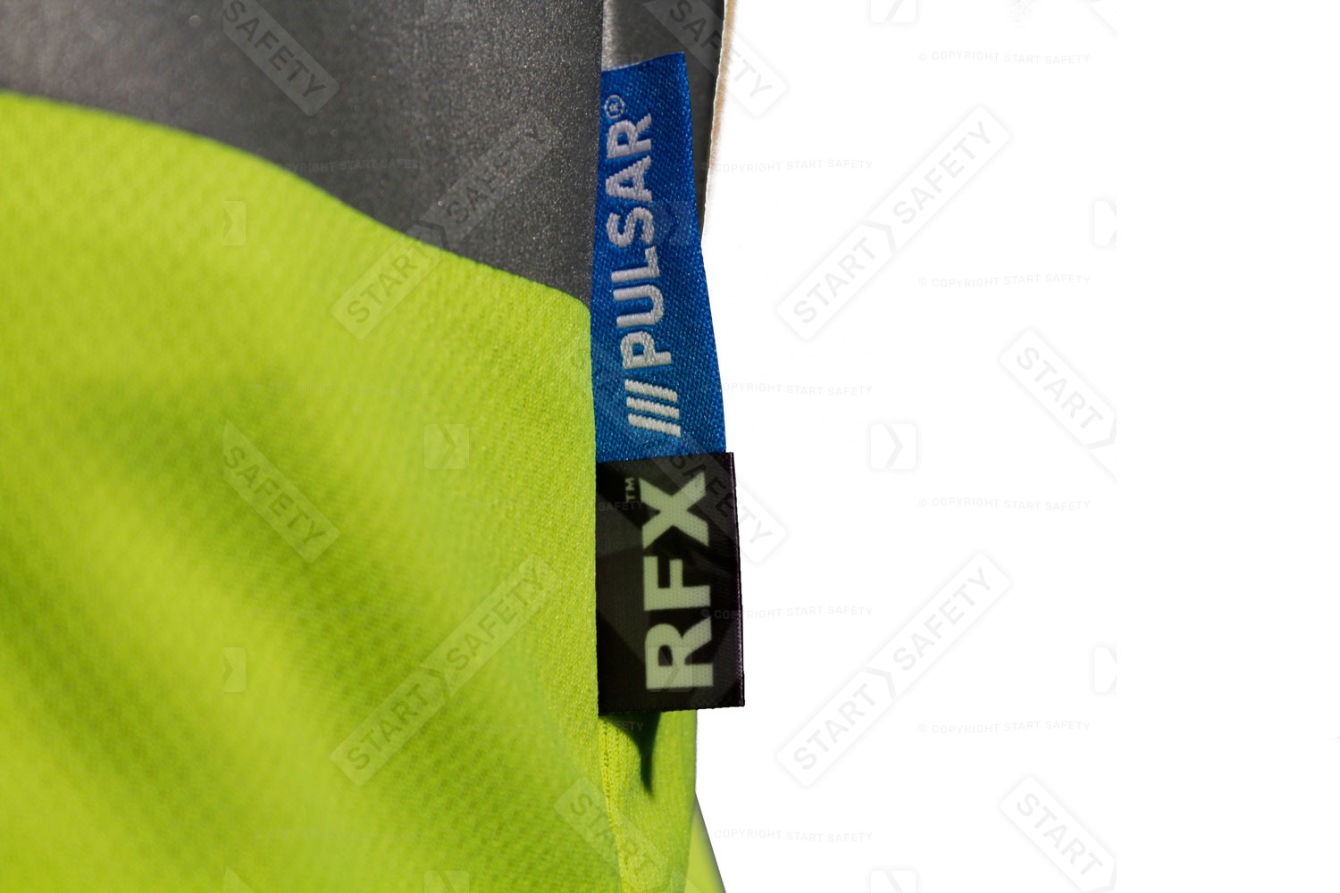 RFX Reflective Tape On Pulsar P175 Hi Vis Polo Shirt