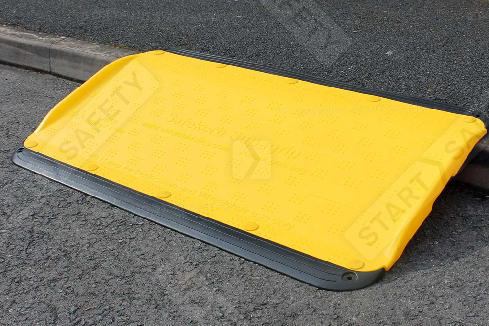 SupaGrip SafeKerb With A Rubber Edge In Use