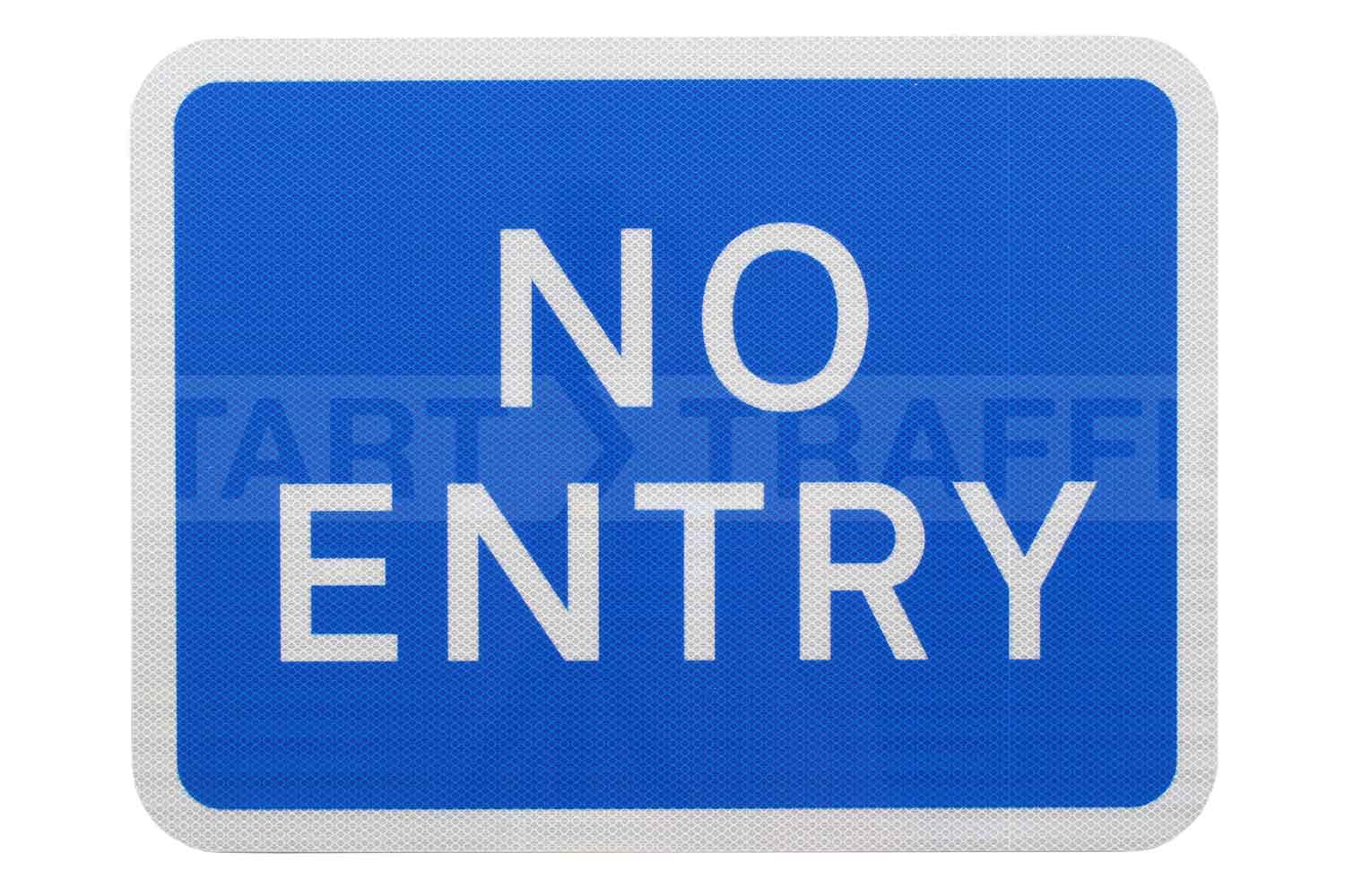 No Entry Car Park Sign
