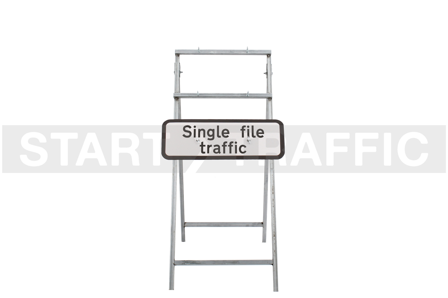 Single File Traffic Supplementary Sign