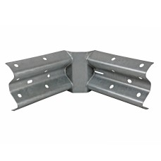 Flexible Fabricated Internal Armco Barrier Corner Galvanised Steel