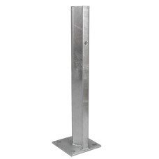 Bolt Down 760mm Z Section Armco Barrier Post Galvanised Steel