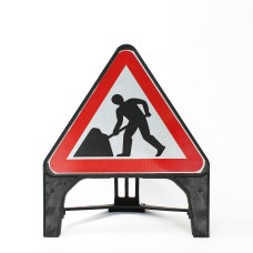 Men at Work Sign - Q-Sign - 750mm Road Sign