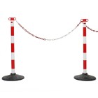 JSP Post And Chain Barrier Kit - Multiple Colours