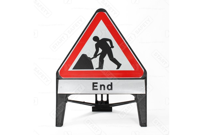 Men at Work with End Plate - Q-Sign 7001-645