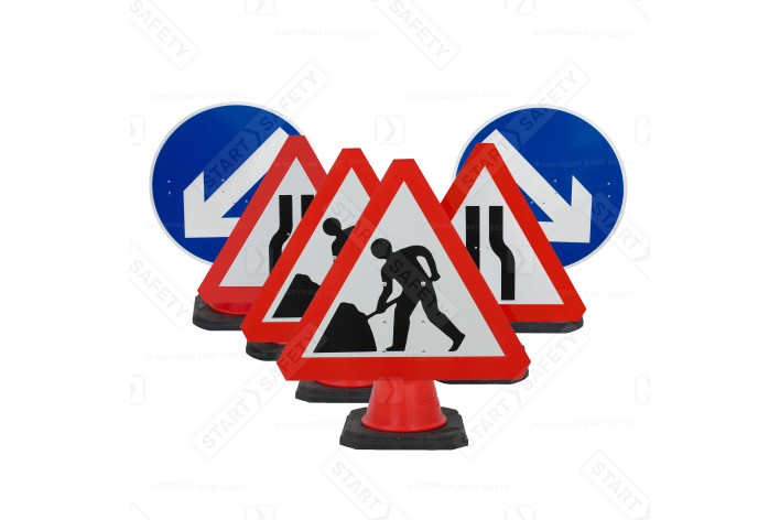 Cone Sign Works Package 750mm (Cones Sold Separately)