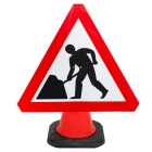 Men at Work Cone Sign - (Cone Sold Separately)