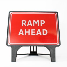 Ramp Ahead Sign - Q-Sign