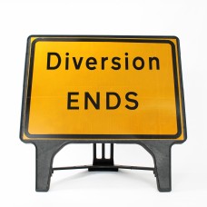Diversion Ends Sign - Q-Sign