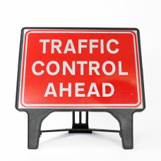 Traffic Control Ahead Sign - Q-Sign - Clearance