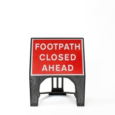 Footpath Closed Ahead Sign - Q-Sign