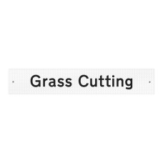 Grass Cutting Supplementary Plate - Q-Sign