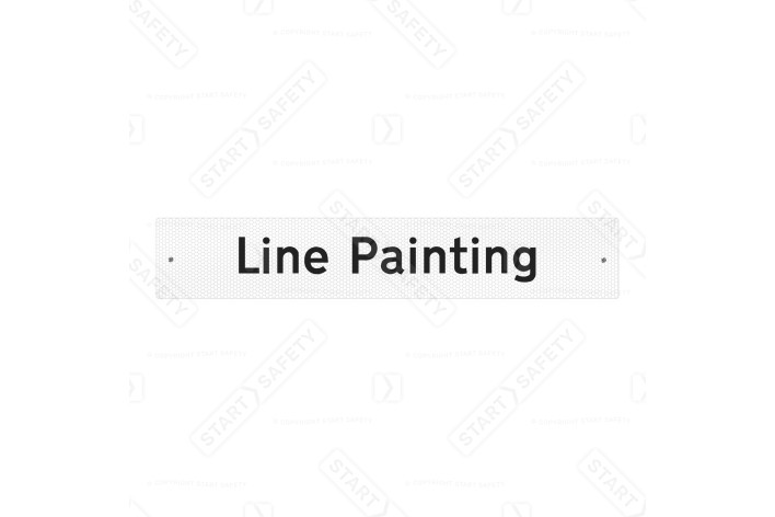 Line Painting Supplementary Plate for Q-Signs - Clearance