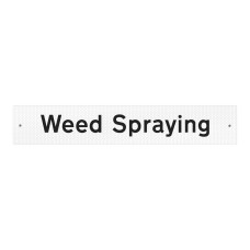 Weed Spraying Supplementary Plate - Q-Sign