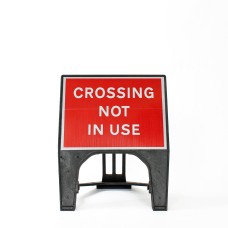 Crossing Not In Use Sign - Q-Sign | 7016