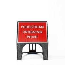 Pedestrian Crossing Point Sign - Q-Sign