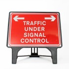 Traffic Under Signal Control Sign - Q-Sign