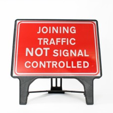 Joining Traffic NOT Signal Controlled Sign - Q-Sign