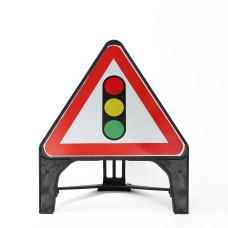 Traffic Signals Ahead Sign - Q-Sign