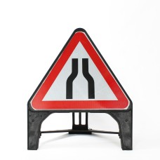 Road Narrows Both Symbol Sign - Q-Sign Clearance