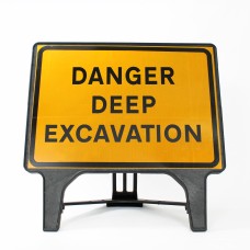 Danger Deep Excavation Sign - Q-Sign