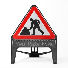 Men at Work with Supplementary Legs - No Plate - Q-Sign