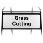 Grass Cutting Supplementary Plate - Metal Sign