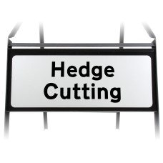 Hedge Cutting Supplementary Plate - Metal Sign