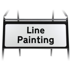 Line Painting Supplementary Plate - Metal Sign