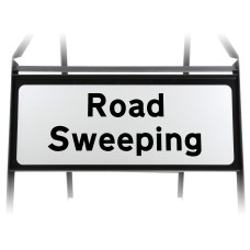 Road Sweeping Supplementary Plate - Metal Sign