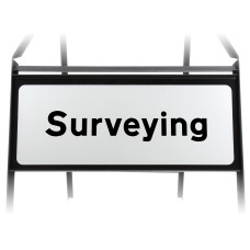 Surveying Supplementary Plate - Metal Sign