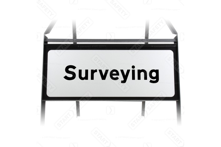 Surveying Supplementary Plate - Metal Sign
