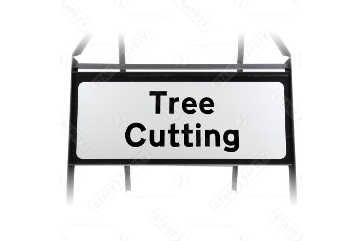 Tree Cutting Supplementary Plate - Metal Sign